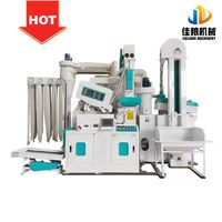Machine combinée de décorticage et de polissage du riz et du millet, 30 ensembles, fournie par l'usine, avec moteur, vente en gros de JIALIANG