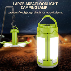 Nueva Lámpara de Camping LED con Pantalla Digital, Plegable, para Exteriores, con Salida de Energía, de ABS, con Clasificación IP67, para Colgar en la Tienda de Campaña - Product Image 1
