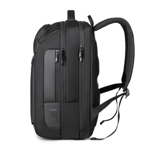 Sac à dos pour ordinateur portable en nylon balistique imperméable Grand sac à dos d'affaires élégant de 15.6 "Sac à dos à séparation sèche et humide avec logo personnalisé - Product Image 3