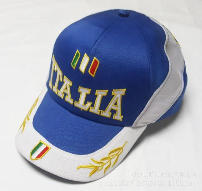 EK 2024 Italy mũ thể thao fan hâm mộ tay đua xe đạp Mũ bóng chày Italia