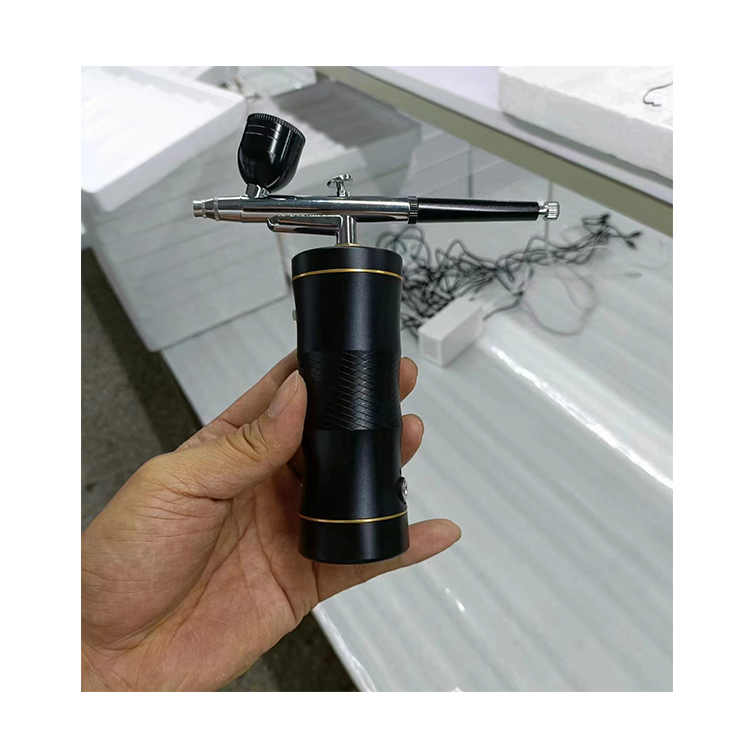 Комплект аэрографа, портативный мини-набор с компрессором, беспроводной набор для нанесения макияжа, покраски, украшения тортов