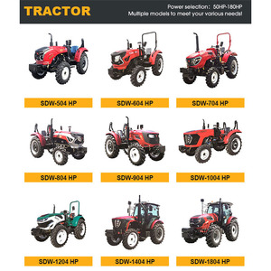 Envío Gratis, Tractor Agrícola Pequeño de 50HP, 80HP, 100HP, 4WD, con Cabina, para Jardín o Mini Granja - Product Image 2