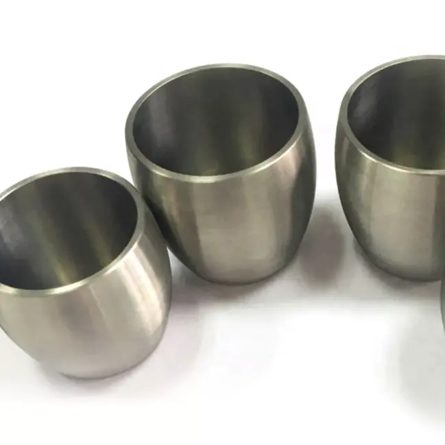 Sml Customization Pure Zr702 Zirconium Crucible Zirconium Alloy Container Zirconium Pot For Melting Metal