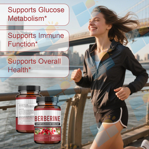 תוסף תזונה אורגני של ברברין HCL בכמוסות 400 מ\\\"ג לגברים ונשים, ייצור לפי דרישת הלקוח (OEM/ODM), מותג פרטי, טבעוני, סיטונאי, לירידה במשקל - Product Image 3