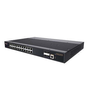 Switch industriel géré 24 ports RJ45 avec liaison montante 10G, 4 ports fibre SFP+ 1/10G Ethernet intelligent - Product Image 4