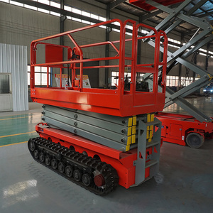 Điện tất cả các địa hình Scissor Lift nền tảng 4m 6M 8M Crawler di động Scissor Lift với CE giấy chứng nhận - Product Image 2