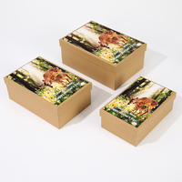Boîte en papier kraft recyclé OEM/ODM pour l'expédition de bougies, avec laminage brillant, gaufrage et fermeture magnétique