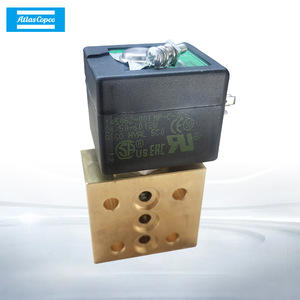 Válvula solenoide Atlas Copco de latón 1089059024 para piezas de compresores de aire - Product Image 3