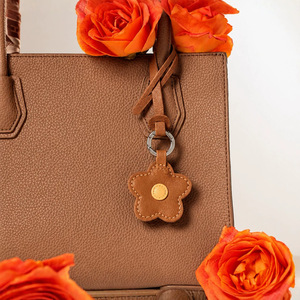 Stylish and minimalist PU leather lanyard keychain, belt <b>bag</b> <b>charm</b>, niche PU leather rope doll accessory. - Product Image 4