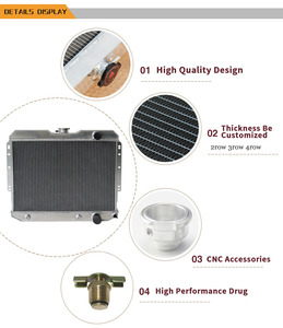 Radiateur haute performance en aluminium pour <span class=keywords><strong>Chevrolet</strong></span> Bel Air Biscayne Chevelle El Camino <span class=keywords><strong>Impala</strong></span> 3002011 - Product Image 6