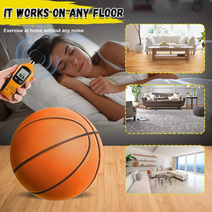 Customized Logo Indoor Soft Basketball Noise-Reducing Silent Basketball for for Kids-Home Use <b>Training</b> <b>Ball</b> with Safe Bounce - Product Image 4