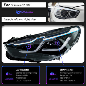 Lentille de phare LED Blueberry modifiée pour BMW 5GT F07 voiture transfrontalière DRL feux de jour Position avant - Product Image 6