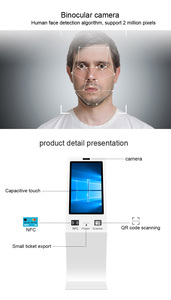 32 "hàng đợi để tổ chức sự kiện Vé máy in kiosk nhà hàng đặt hàng máy bán hàng tự động Android vendo hãng hàng không Vé máy in Totem - Product Image 6