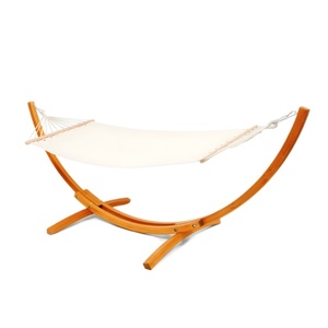 Hamaca de jardín de calidad de fábrica de China, soporte de madera, reposabrazos impermeable, muebles de exterior, tamaño grande, sala de estar, gimnasio, Camping - Product Image 6