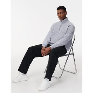 FOXA <b>Men's</b> Baggy Fleece Sweatpants With Pockets Drawstring <b>Lounge</b> Athletic Running Pants - Product Image 6