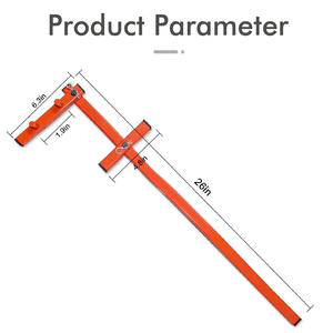 Outil de pliage et de redressage de terrasse, outil d'installation de plieuse de plaques, planches de terrasse composites, modèle H816 - Product Image 5