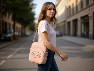 Borsa a tracolla da donna stile Bookbag, in poliestere morbido, per uso quotidiano, tutte le stagioni - Product Image 2