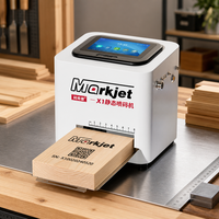 Mesin Printer Inkjet Statis X1 Tinggi Cetak 12.7mm untuk Kode Tanggal dan Kode Batch pada Botol, Karton, Tas, Kayu, Kemasan Makanan, dan Kosmetik