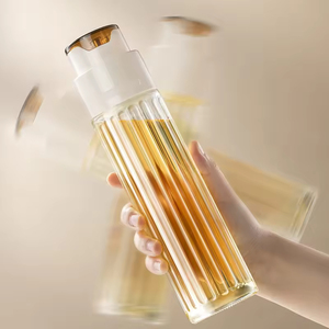 Olla de aceite de vidrio antiadherente a prueba de fugas de gran capacidad, apertura automática, cierre por gravedad, condimento de cocina para el hogar, herramienta para especias y hierbas - Product Image 1