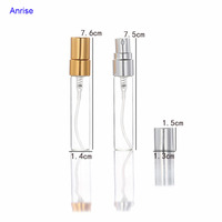 Flacons vaporisateurs de parfum en verre transparent fin de 2 ml, 5 ml, 10 ml avec pulvérisateur en aluminium – Échantillons de parfum