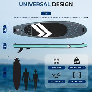 บอร์ดไ<span class=keywords><strong>ม</strong></span>้พายเป่าลมน้ำหนักเบาพิเศษพร้อมอุปกรณ์เ<span class=keywords><strong>ส</strong></span>ริมพรีเ<span class=keywords><strong>ม</strong></span>ี่ยมกระดานโต้คลื่น<span class=keywords><strong>ส</strong></span>ำหรับเด็กและ<span class=keywords><strong>ผู้ใหญ่</strong></span> - Product Image 5