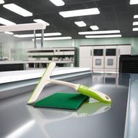 Essuie-glace Sunshine pour porte en verre de salle blanche Nettoyeur de raclette légère multicolore avec poignée en plastique et matériau PP