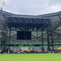 Structure de scène portable en alliage d'aluminium pour l'éclairage de scène, les événements DJ, les événements en plein air et les expositions