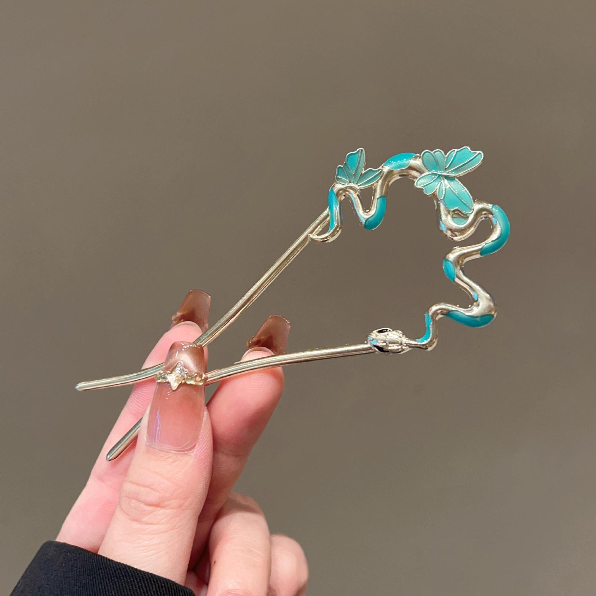 Gold with Blue Snake