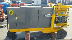 Heavy-duty Solid Wheels Dry-mix Concrete <strong>Shotcrete</strong> <strong>Machine</strong> for Hydro-power Engineering - Product Image 5