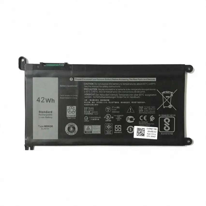 WDX0R Laptop Battery for Dell Inspiron 13 5368 5378 5379 7368 7378 Inspiron 14-7460 Inspiron 15 5565 5567 laptop battery cell