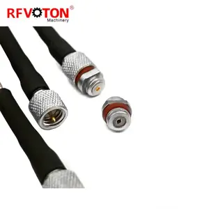 厂家供应批发M5 10-32母插孔直微点连接器，用于RG178尾纤跳线延长电缆组件
