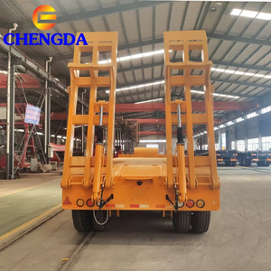 Semirremolque de Plataforma Baja de 3 Ejes y 60 Toneladas de Capacidad de Carga para el Transporte de Mercancías Pesadas - Product Image 5