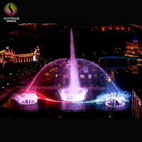 Fuente con Efecto de Fuente de Dubái de Diseño Libre, Software Musical para Exteriores con Luz LED Multicolor para Decoración de Piscinas