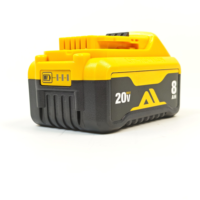 Batterie haute énergie DW 20V DCB208 8.0ah Batterie rechargeable Compatible avec les outils électriques Dewal