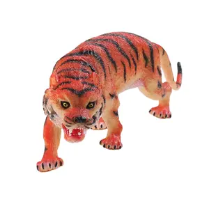 Wholesale Custom Plastic Small Animal Toys For Kids Classic PVC High Simulated Exquisite Mini Tiger Figurines Models