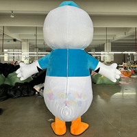 Nouveau Costume Gonflable de Mascotte Oie Personnage de Dessin Animé pour Adultes Idéal pour les Fêtes, Carnavals et Festivals Taille XL