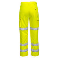 190T Essentials 100% Polyester armure toile PVC enduit 200g pantalons et pantalons de pluie haute visibilité ENISO 20471 classe 1