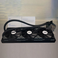 Refroidisseur liquide pour processeur AIO, triple ventilateur PWM de 120 mm, radiateur de refroidissement par eau tout-en-un pour ordinateur de bureau, poste de travail