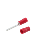 Connecteur de panneau de commande industriel ZH DBV 1.25-18, borne à fourche isolée en PVC à sertissage à froid