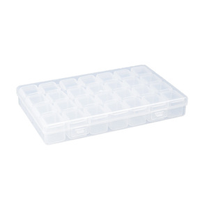 Jewelry Organizer Box 28 56 Compartment Storage Case With Lid For Earrings Rings Necklaces Desktop Accessory Container - Product Image 5
