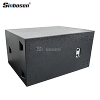 218+ Haut-parleurs de sonorisation professionnels pour DJ, subwoofer passif double 18 pouces, équipement audio pour scène disco