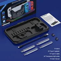 Nouvelle tendance pour nintendo switch pro contrôleur chargeur de support de charge pour commutateur joycon pour commutateur oled rgb station de stockage de jeu