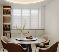 Ensemble de table et chaises de salle à manger modernes - Design pliable, plateau en verre trempé, pieds en métal, gain de place, 6 places, écologique, utilisation hôtelière