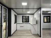 Maison extensible en conteneur de 40 pieds avec 3 chambres, maison préfabriquée mobile extensible, maisons en conteneurs pliables, modulaires, durables