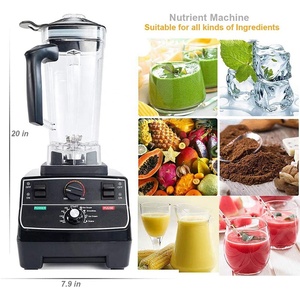 Moulin à glace domestique robuste, 2200 w, pour Restaurant, jus de maïs, Commercial, appareil de cuisine à sec, sans Bpa, nuitix - Product Image 2