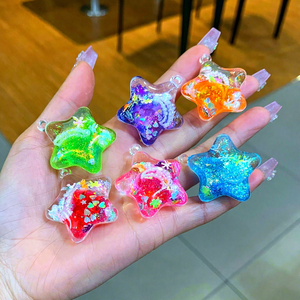 Nuevo Diseño <span class=keywords><strong>de</strong></span> Amuleto Acrílico con Forma <span class=keywords><strong>de</strong></span> Pentagrama Relleno <span class=keywords><strong>de</strong></span> Arena, Llavero Acrílico, <span class=keywords><strong>Estrella</strong></span> <span class=keywords><strong>de</strong></span> Cinco <span class=keywords><strong>Puntas</strong></span> <span class=keywords><strong>de</strong></span> Colores <span class=keywords><strong>para</strong></span> Decoración - Product Image 1