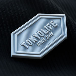 Tùy Chỉnh Mũ Và Hàng May Mặc Logo Thương Hiệu Thư Tên May Trên Nhãn PVC Mềm Dập Nổi Silicon 3D May Mặc Cao Su PVC Vá - Product Image 2