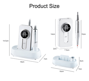 2025 vendita calda <span class=keywords><strong>SML</strong></span> M808 trapano elettrico per unghie | 50000rpm ricarica rapida, portatile 50000mAh batteria lucidatrice per Manicure - Product Image 6