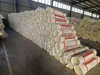 INSULWOOL – Nouvelle Couverture Isolante en Laine de Verre Jaune au Design Moderne avec Feuille de Feuille d'Aluminium Intégrée