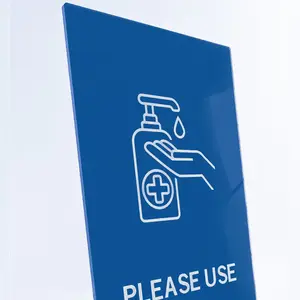 Tanda pintu kustom tanda toilet akrilik Pria Wanita tanda WC, tanda toilet untuk pintu masuk Pria Wanita ikon cacat,